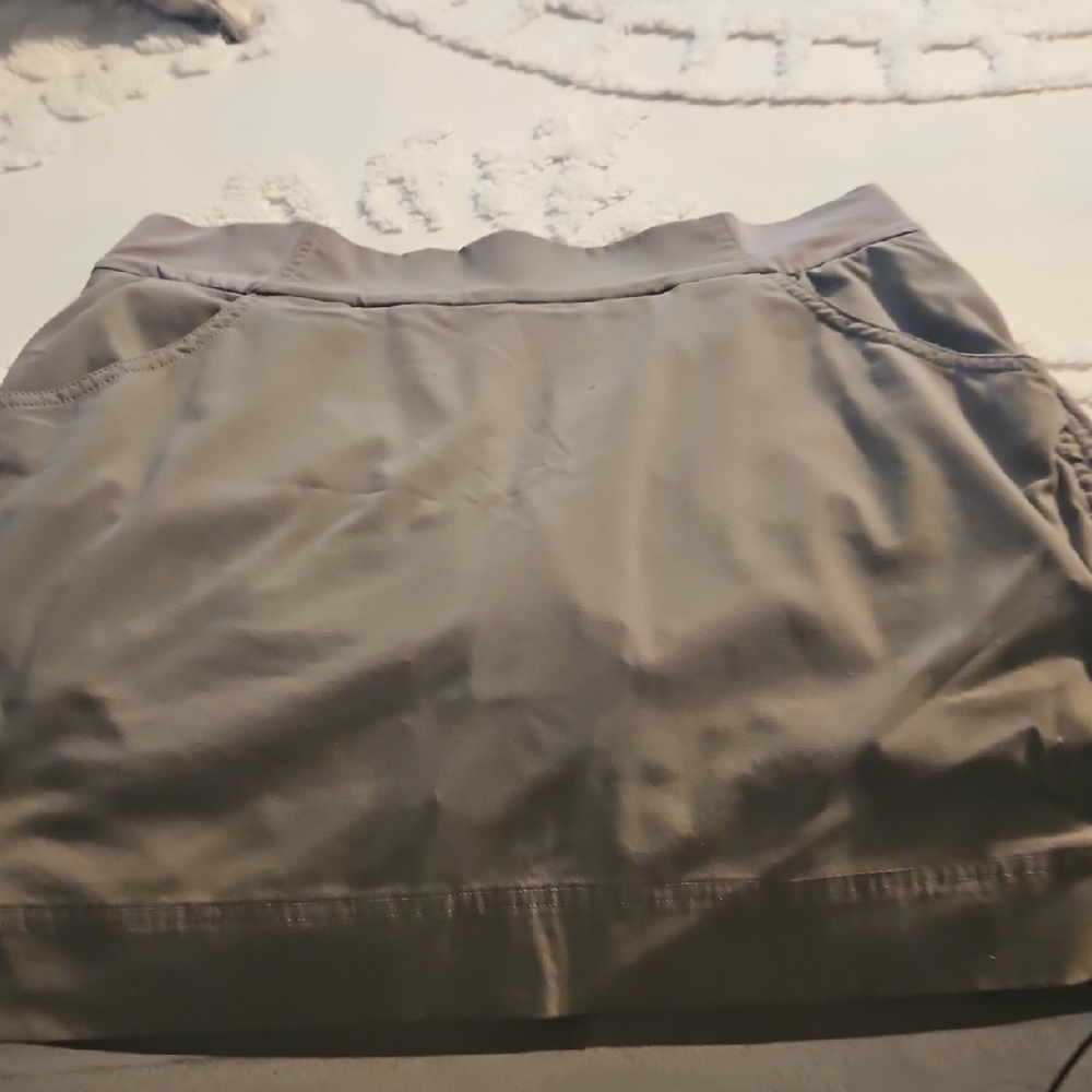 Women's Olive Green Active Skort